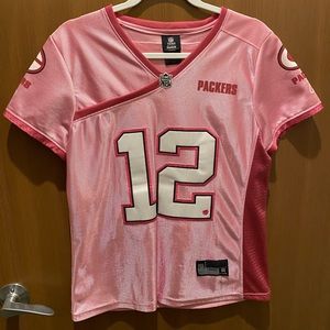 Pink Green Bay Packers Jersey